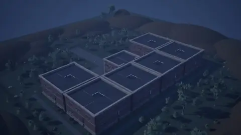 Claude Fable 5.1 (max) · Abandoned Psychiatric Hospital · view 2 of 4 · score 0.814