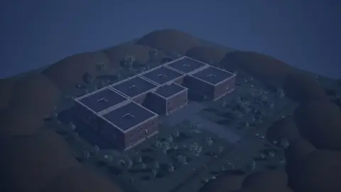 Claude Fable 5.1 (max) · Abandoned Psychiatric Hospital · view 4 of 4 · score 0.814