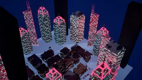 Claude Fable 5.1 (max) · Cyberpunk · view 2 of 4 · score 0.821