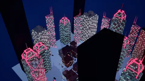 Claude Fable 5.1 (max) · Cyberpunk · view 3 of 4 · score 0.821