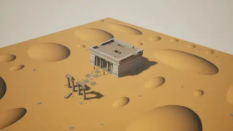 Claude Fable 5.1 (max) · Egyptian Temple · view 2 of 4 · score 0.804