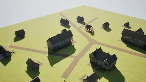 Claude Fable 5.1 (max) · Medieval Buildings · view 1 of 4 · score 0.856