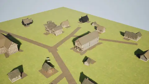 Claude Fable 5.1 (max) · Medieval Buildings · view 3 of 4 · score 0.856