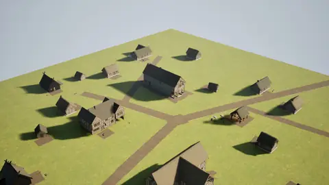 Claude Fable 5.1 (max) · Medieval Buildings · view 4 of 4 · score 0.856