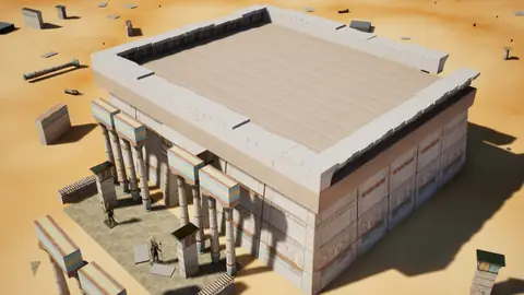 Claude Haiku 5.5 (max) · Egyptian Temple · view 2 of 4 · score 0.829