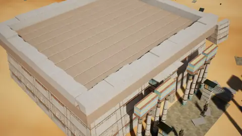 Claude Haiku 5.5 (max) · Egyptian Temple · view 3 of 4 · score 0.829