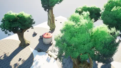 Claude Haiku 5.5 (max) · Stylized Elven Valley · view 3 of 4 · score 0.637