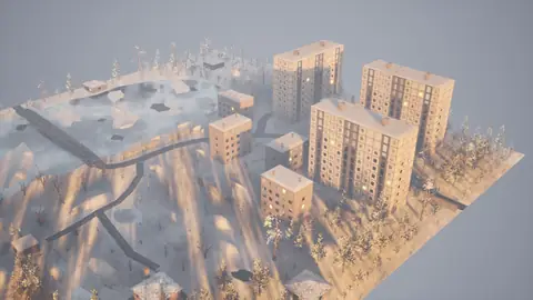 Claude Opus 5.5 (max) · Winter Town · view 3 of 4 · score 0.859