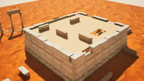 Claude Sonnet 5.5 (max) · Egyptian Temple · view 1 of 4 · score 0.779