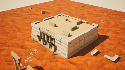 Claude Sonnet 5.5 (max) · Egyptian Temple · view 2 of 4 · score 0.779