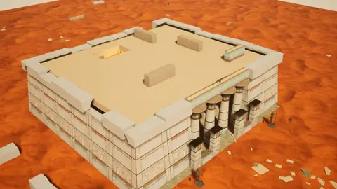 Claude Sonnet 5.5 (max) · Egyptian Temple · view 3 of 4 · score 0.779