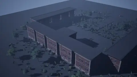 DeepSeek V4.1 Flash 1017 (max) · Abandoned Psychiatric Hospital · view 1 of 4 · score 0.696