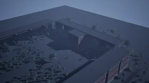 DeepSeek V4.1 Flash 1017 (max) · Abandoned Psychiatric Hospital · view 3 of 4 · score 0.696