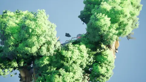 Gemini 3.8 Flash (high) · Stylized Elven Valley · view 2 of 4 · score 0.717