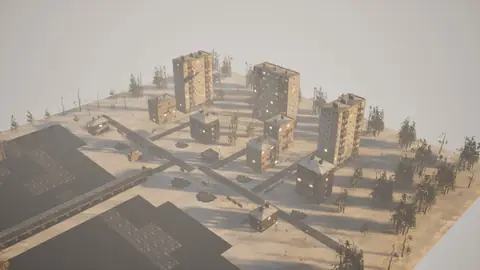 Gemini 4 Argon (high) · Winter Town · view 4 of 4 · score 0.878