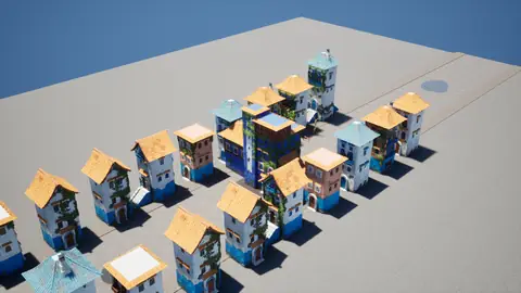 Gemma 4 31B (thinking off) · Blue City · view 1 of 4 · score 0.765