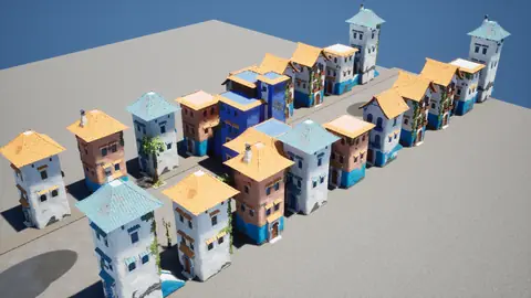 Gemma 4 31B (thinking off) · Blue City · view 3 of 4 · score 0.765