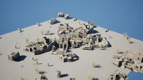Gemma 4 31B (thinking off) · Ruins · view 2 of 4 · score 0.519