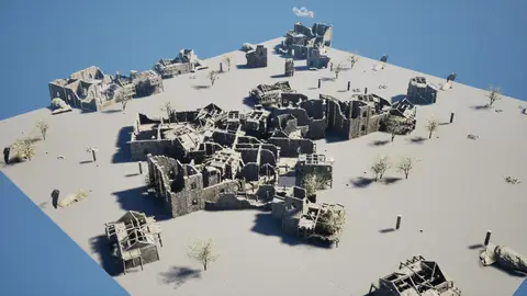 Gemma 4 31B (thinking off) · Ruins · view 4 of 4 · score 0.519