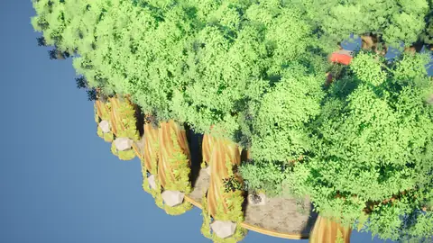 Gemma 4 31B (thinking off) · Stylized Elven Valley · view 1 of 4 · score 0.450