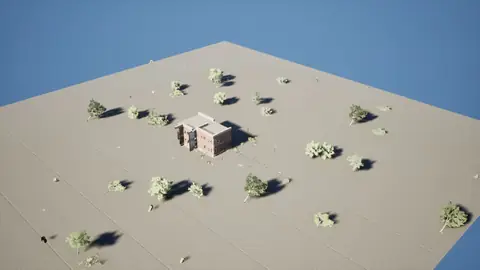 Gemma 4 31B (thinking on) · Abandoned Psychiatric Hospital · view 2 of 4 · score 0.449