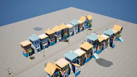 Gemma 4 31B (thinking on) · Blue City · view 2 of 4 · score 0.682