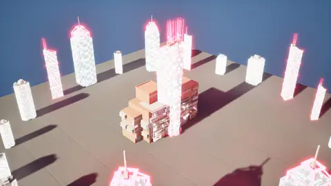 Gemma 4 31B (thinking on) · Cyberpunk · view 2 of 4 · score 0.559