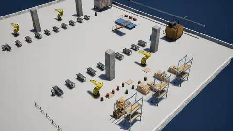 Gemma 4 31B (thinking on) · Factory Environment · view 3 of 4 · score 0.760