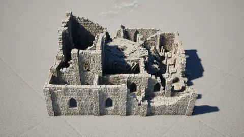 Gemma 4 31B (thinking on) · Ruins · view 2 of 4 · score 0.274