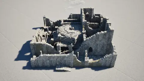 Gemma 4 31B (thinking on) · Ruins · view 4 of 4 · score 0.274