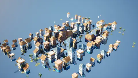 GLM-5.3 Flash (max) · Blue City · view 4 of 4 · score 0.664