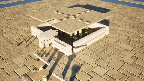 GLM-5.3 Flash (max) · Egyptian Temple · view 3 of 4 · score 0.471
