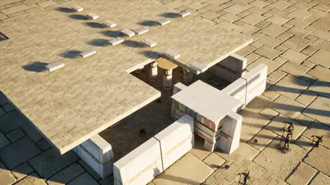 GLM-5.3 Flash (max) · Egyptian Temple · view 4 of 4 · score 0.471