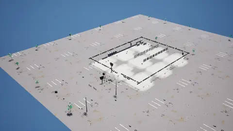 GLM-5.3 Flash (max) · Post-Apocalyptic Stylized Market · view 4 of 4 · score 0.771