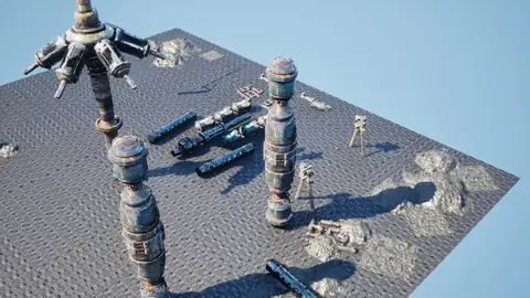 GLM-5.3 Flash (max) · Sci-Fi Environment Offworld · view 2 of 4 · score 0.766