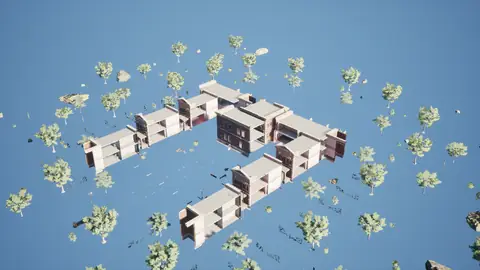 GPT-5.6 Luna (max) · Abandoned Psychiatric Hospital · view 3 of 4 · score 0.584