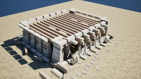 GPT-5.6 Luna (max) · Egyptian Temple · view 4 of 4 · score 0.650