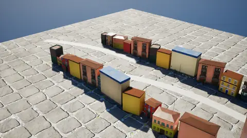 GPT-5.6 Terra (max) · European Street · view 1 of 4 · score 0.836