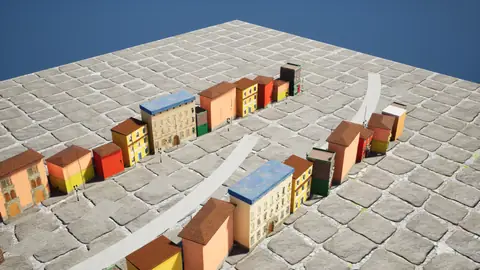 GPT-5.6 Terra (max) · European Street · view 4 of 4 · score 0.836