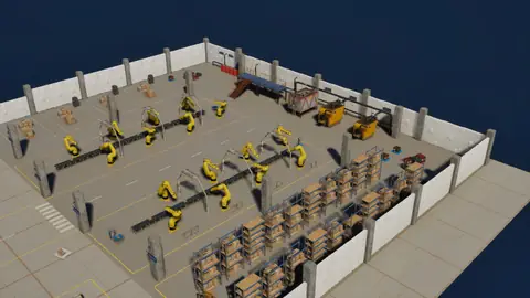 GPT-6 Astra (max) · Factory Environment · view 3 of 4 · score 0.839