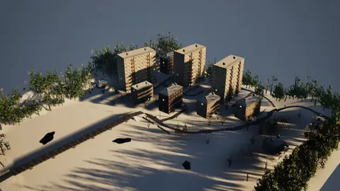GPT-6 Astra (max) · Winter Town · view 4 of 4 · score 0.751