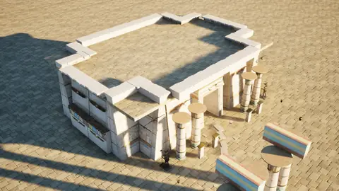 GPT-6 Luna (max) · Egyptian Temple · view 4 of 4 · score 0.807