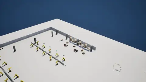 GPT-6 Luna (max) · Factory Environment · view 4 of 4 · score 0.708
