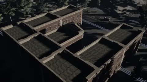 GPT-6.1 Sol (max) · Abandoned Psychiatric Hospital · view 1 of 4 · score 0.734