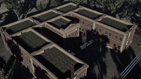 GPT-6.1 Sol (max) · Abandoned Psychiatric Hospital · view 4 of 4 · score 0.734