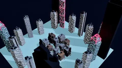 GPT-6.1 Sol (max) · Cyberpunk · view 3 of 4 · score 0.840