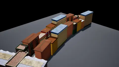 GPT-6.1 Sol (max) · European Street · view 2 of 4 · score 0.572