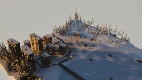 GPT-6.1 Sol (max) · Winter Town · view 1 of 4 · score 0.893