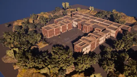 Grok 4.6 (xhigh) · Abandoned Psychiatric Hospital · view 1 of 4 · score 0.715