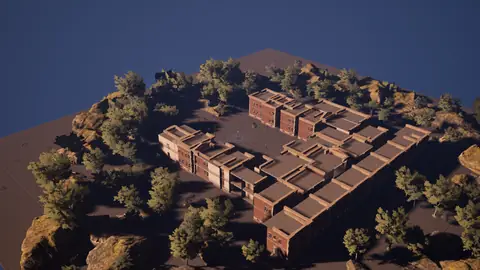 Grok 4.6 (xhigh) · Abandoned Psychiatric Hospital · view 4 of 4 · score 0.715